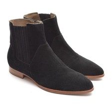 Ladies Italeau Lunella 445 Chelsea Booties 36.5 / 6.5 Black Shoes New in Box