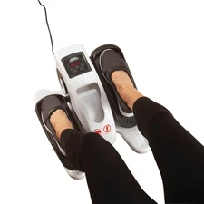 Under Desk Sitting Elliptical Exerciser XL – Compact Pedal Exerciser with Remote