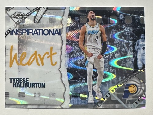 2025-26 Topps Chrome - Inspirational Tyrese Haliburton #IP-14 RayWave Refractor