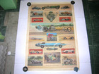 Vintage NHRA HTF Original Hot Rod And Drag Racers Track and Road Poster !!
