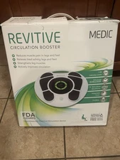Revitive Medic Circulation Booster Model with Remote Power Cord NOB Tested