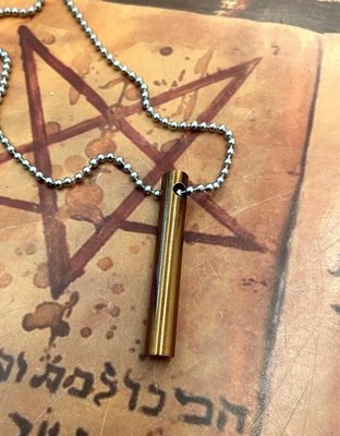 Pendant filled with super power of djinn genie to fulfill your every wish wealth