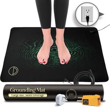 Complete Grounding Kit - 24x35in Earthing Mat With Cord Tester Accessories