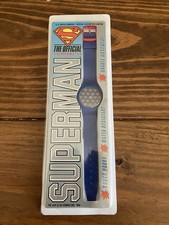 Vintage Collectors Edition DC Superman Watch 1986 Brand New In Box Never Worn