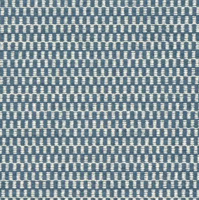 Thibaut Small Scale Interlock Zipper Fabric- Block Texture / Lake 1.70 yd W74236