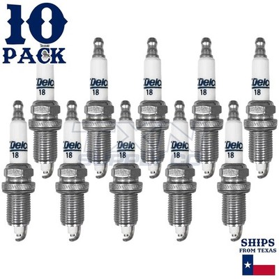 10 Pack GM ACDelco #18 RAPIDFIRE Platinum Spark Plugs