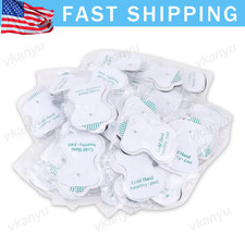 50 X Snap On Replacement Electrode Pads Bulk For Tens Unit Therapy Massager