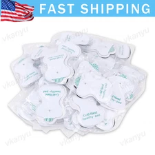 50 X Snap On Replacement Electrode Pads Bulk For Tens Unit Therapy Massager