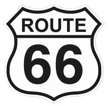 Sticker Buy 2 Get 1 Free Route 66 Americana Usa State Highway Sign