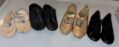 Balera, ABT, Trimfoot Children's Dance Shoes Lot Ballet Jazz Tap Leather Upper
