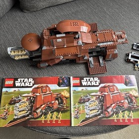 LEGO Star Wars Trade Federation MTT 7662 100% Complete with Manuals - NO BOX