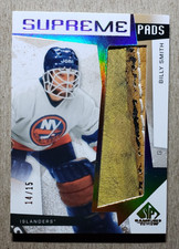 2023-24 SP Game Used Supreme Pads Billy Smith Game Used Pads /15 Islanders