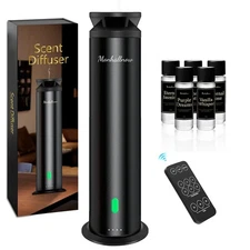 Waterless Scent Diffuser Starter Kit - 1000 Sq Ft Coverage, Essential Oil Dif...