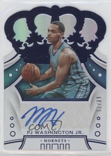 2019-20 Panini Crown Royale Rookies Blue 68/75 PJ Washington Jr #CR-PJW Auto 5c9