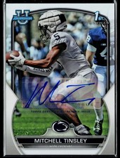 2022 Bowman U Chrome #72 Mitchell Tinsley Prospect Autographs Refractor