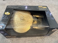 New In Box Playmates Star Trek TNG 7th Anniversary Gold USS Enterprise 1701D