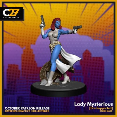 C27 - Mystique Fan Sculpt (40mm Marvel Crisis Protocol Scale)
