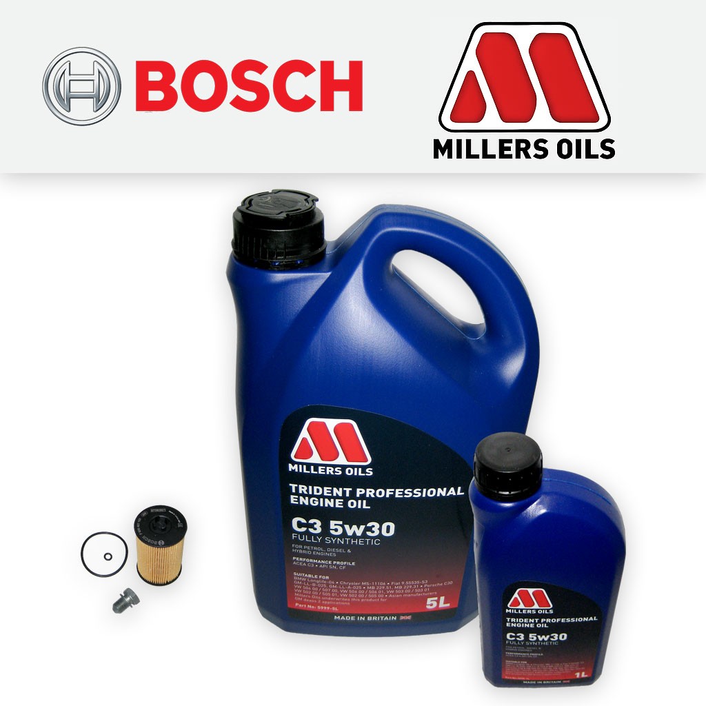 SERVICE KIT for VW PASSAT (B8/3G) 2.0 TDI OIL FILTER SUMP PLUG +OIL (2014-2020)