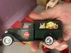 Vtg SOLIDO Prestige Series 1936 Coca-Cola Ford Pick Up Truck Green
