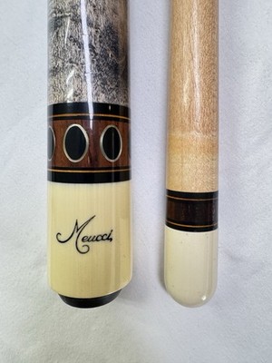 Meucci Pro Tour Billiards Pool Cue PBT-2 Excellent w/Case & Extras
