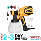 Handheld 700W HVLP Paint Sprayer with Adjustable Patterns for All Projects