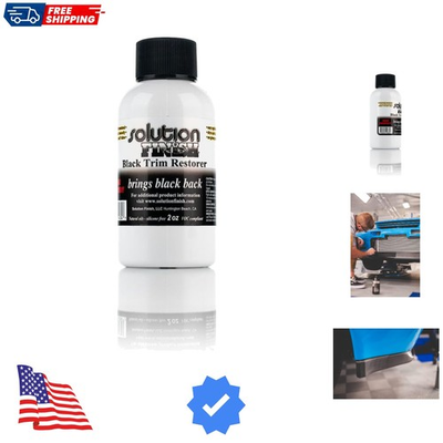 #ad Black Plastic amp; Vinyl Trim Restorer Use for Car and Truck Detailing No Wet... $21.59