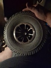 Jazzy J6 drive wheels 3.00-4 Light gray solid pair