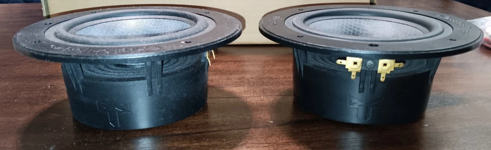 NEW NOS ROCKFORD FOSGATE FNQ2405 FANATIC MIDRANGE 5 1/4 INCH SPEAKERS OLD SCHOOL - Image 4 of 4