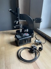 Leitz Wetzlar ?Ortholux? Mikroskop 2 Objektive 1950er Jahre Rarit&auml;t