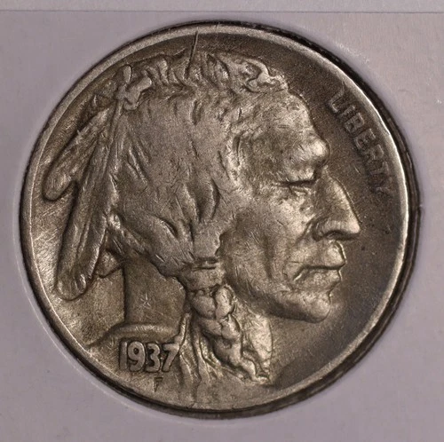 Buffalo Nickel. 1937 S. Very Fine. Lot # 9063-204-45
