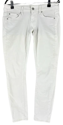 G-Star Raw 3301 Jean Skinny Ankle Taille W29 L32 Femme Blanc - Photo 1/4