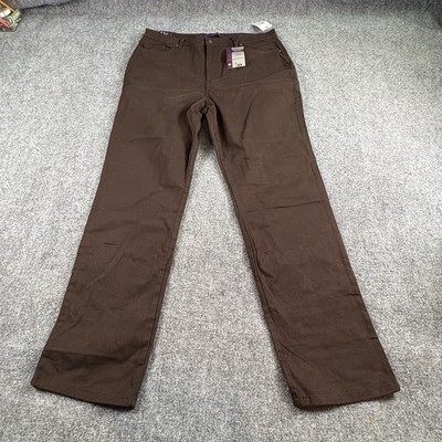 Gloria Vanderbilt Amanda Jeans Women 18 Long Brown Mom Y2K Preppy Boho Classic