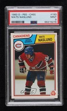 1983-84 O-Pee-Chee Mats Naslund #193 PSA 9 MINT Rookie RC r2j