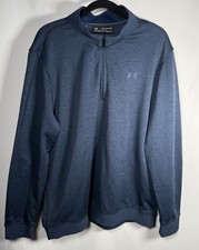 Under Armour UA Men  s Storm Sweaterfleece 1/4 Zip Pullover Sweater Golf Navy XXL