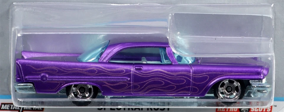Chrysler 300 Cool Classics 1957 tarjeta azul Hot Wheels Y9445 NRFP 2013 púrpura 1:64 Foto 2 de 4