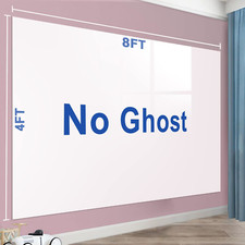 White Board Sticker Roll 4x8ft Dry Erase Wall Contact Paper Stain-Proof