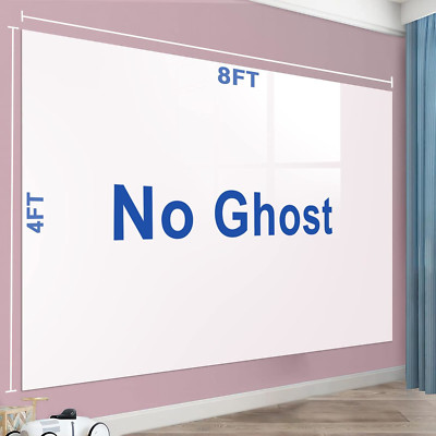 White Board Sticker Roll 4x8ft Dry Erase Wall Contact Paper Stain-Proof