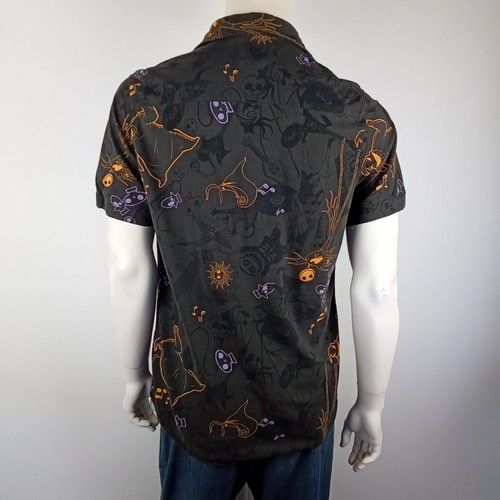 THE NIGHTMARE BEFORE CHRISTMAS mens size S shirt button up party Halloween - Picture 4 of 9