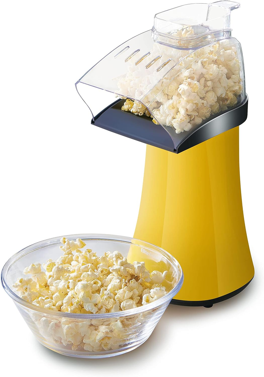 Fast Hot Air Popcorn Popper, 1300W Electric Popcorn Maker with