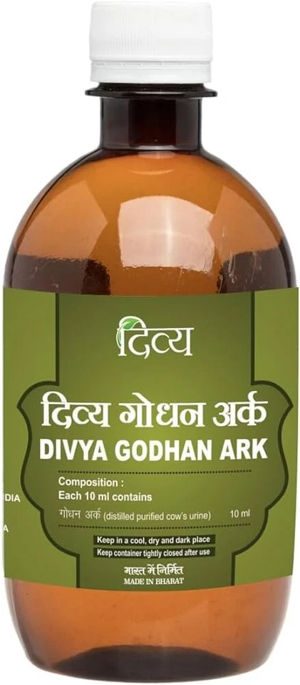 GODHAN ARK 450ml - Natural Distilled Purified Cow's Urine (Pack of 3) Foto 2 de 3