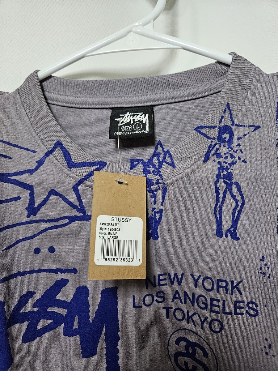 トップス stussy Sara Tee Stussy Sara Tee Mauve Large 1904903 | eBay