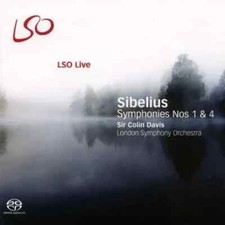 Sibelius: Symphonies Nos 1 & 4 - LSO Live (Sir Colin Davies) CD - New & Sealed