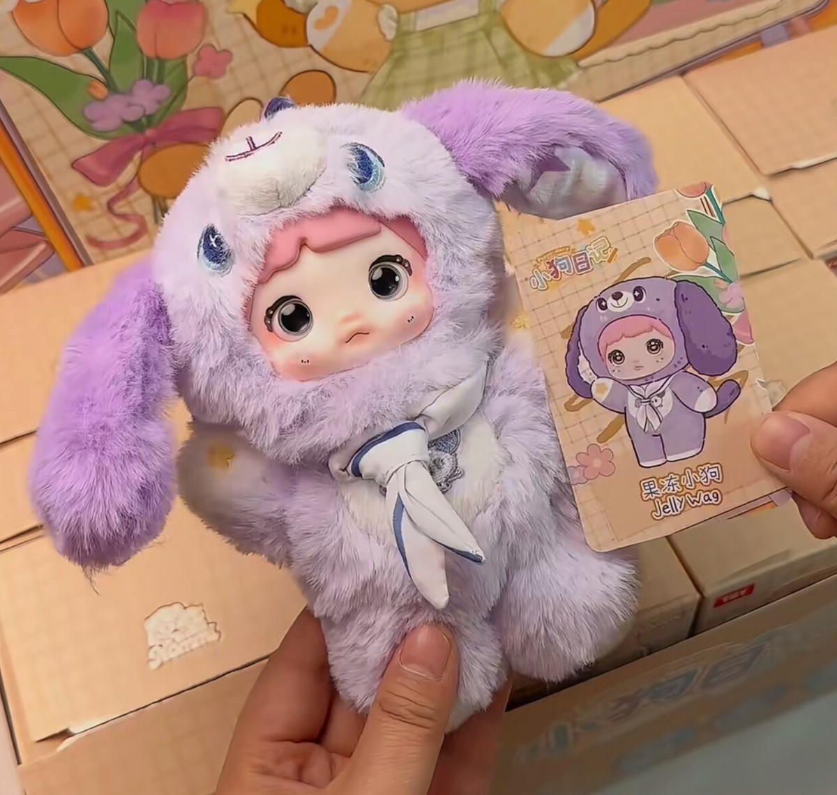 Nommi Puppy diary Series V5 Confirmed Blind Box Figure Plush