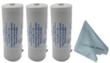 3 Titon 72200 Replacement Battery for Welch Allyn 72200 3.5V with Loopacell