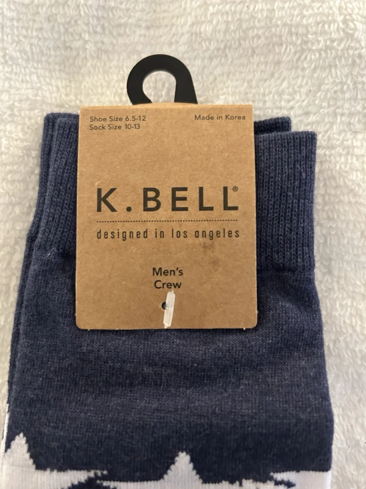 Calcetines Patriota Para Hombre K Bell Novedad, Bandera Americana, 1 Par Foto 2 de 4