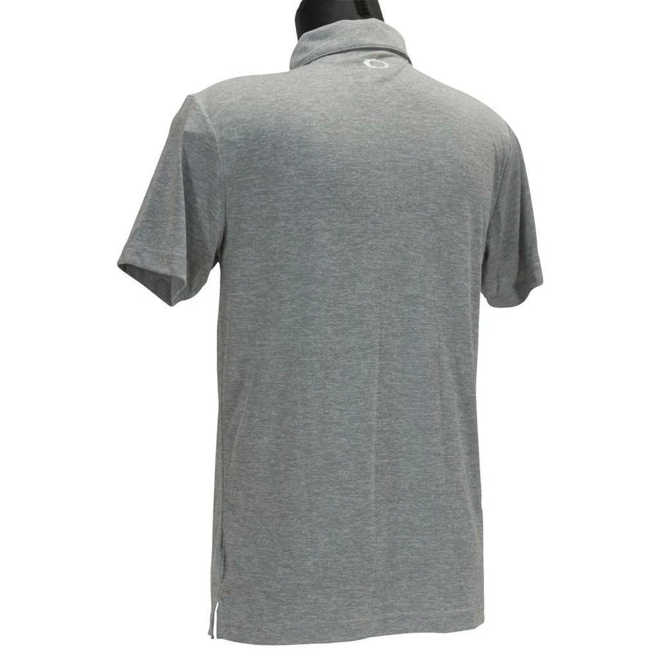 Oakley Galaxy Polo Mens Size L Large Grey New Granite Heather Golf Tee Shirt - image 4 of 4