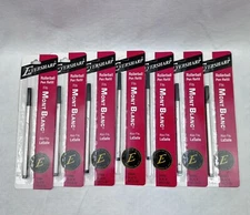 Vintage Mont Blanc Eversharp Ballpoint Pen Refill Medium Blk Ink New - 7 Refills