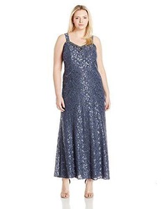alex evenings embellished lace gown