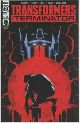 Transformers vs Terminator Comic 2 First Print Cover A Fullerton 2020 Mariotte