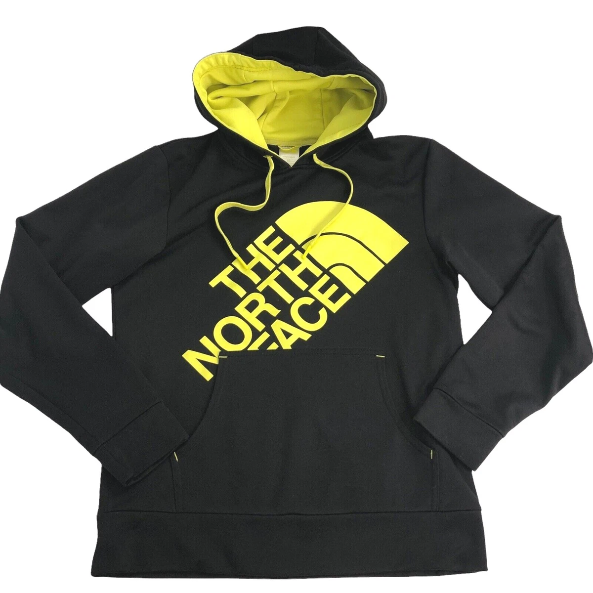 North face black and yellow 2025 hoodie